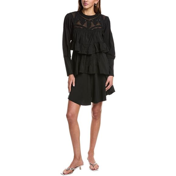 iro black mini dress Iro Cast Mini Dress main image 1